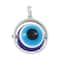 12 Pack: Blue Evil Eye Spinner Pendant by Bead Landing™